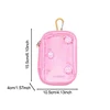 Cute Toon Bag PVC Single-Sided Transparent Coin Purse Student Doll Display Pannier Bag Keychain Sundries Mini Card Storage Bag 5
