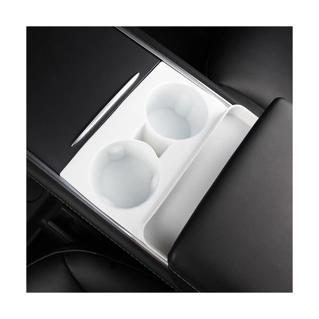 Model 3/Y Central Control Silicone Cup Holder，Water cup holder/central  control/silicone mat/water cup limiter/interior decoration/Tesla/Tesla  modification