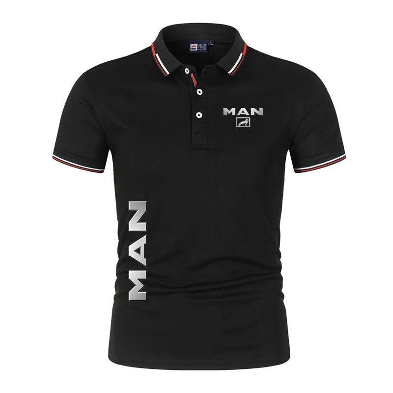 Polo Shirt Men Short Sleeve