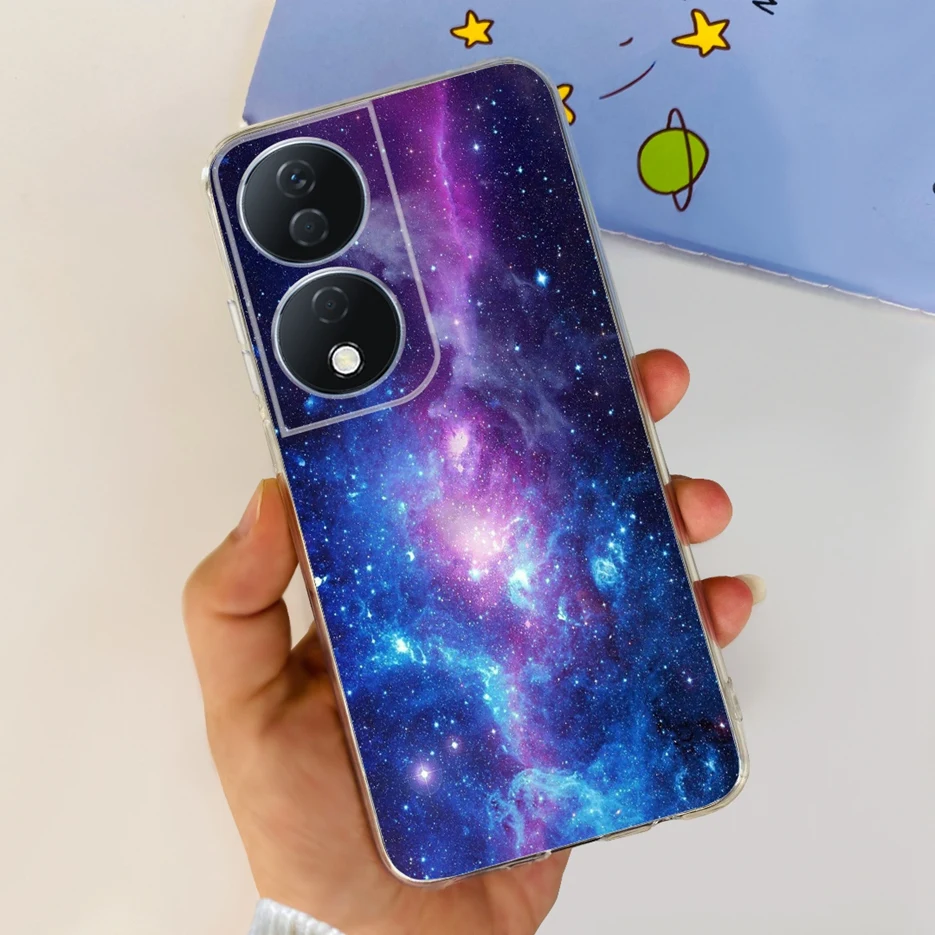 Cute Cat & Butterfly Painted Soft Silicone Phone Case -