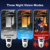 10MP double objectif Tuya Wifi caméra PTZ extérieure 4K sans fil double écran caméra de sécurité suivi automatique Surveillance vidéo Surveillance 5