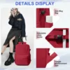 Airplane Approved Backpack for Women Travel Backpack Large Capacity Hand Luggage Multifunctional Bag Men Waterproof Laptop Bag 3