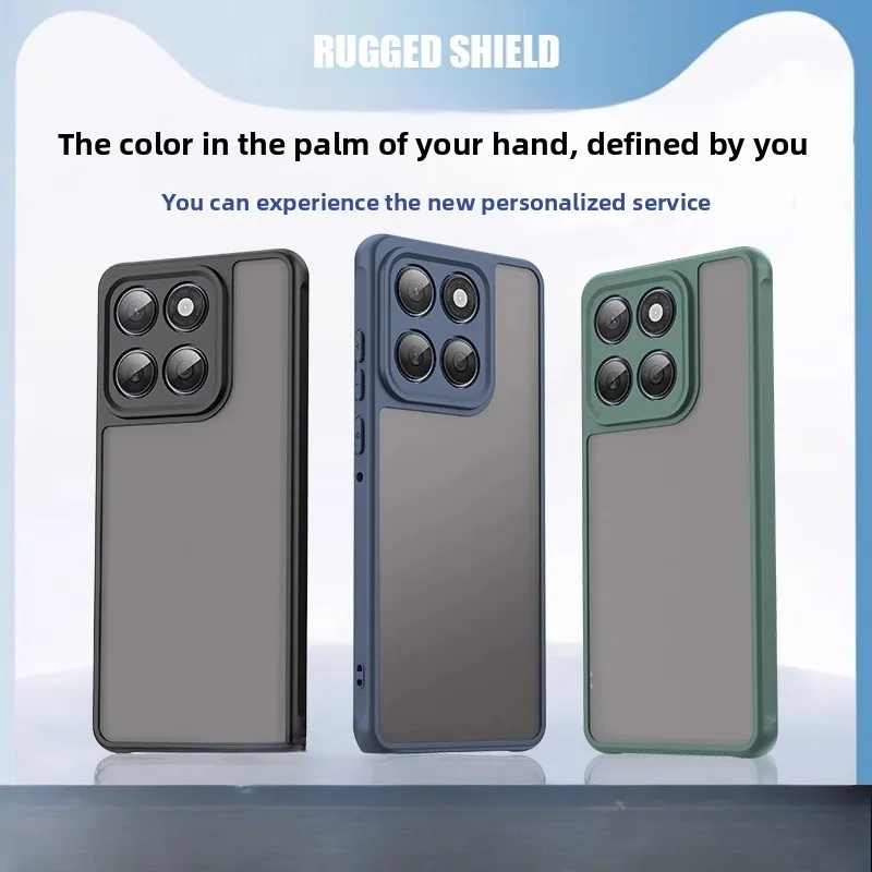 Elegant Business Matte Hard Shell Shockproof Bumper Case with Soft Edges