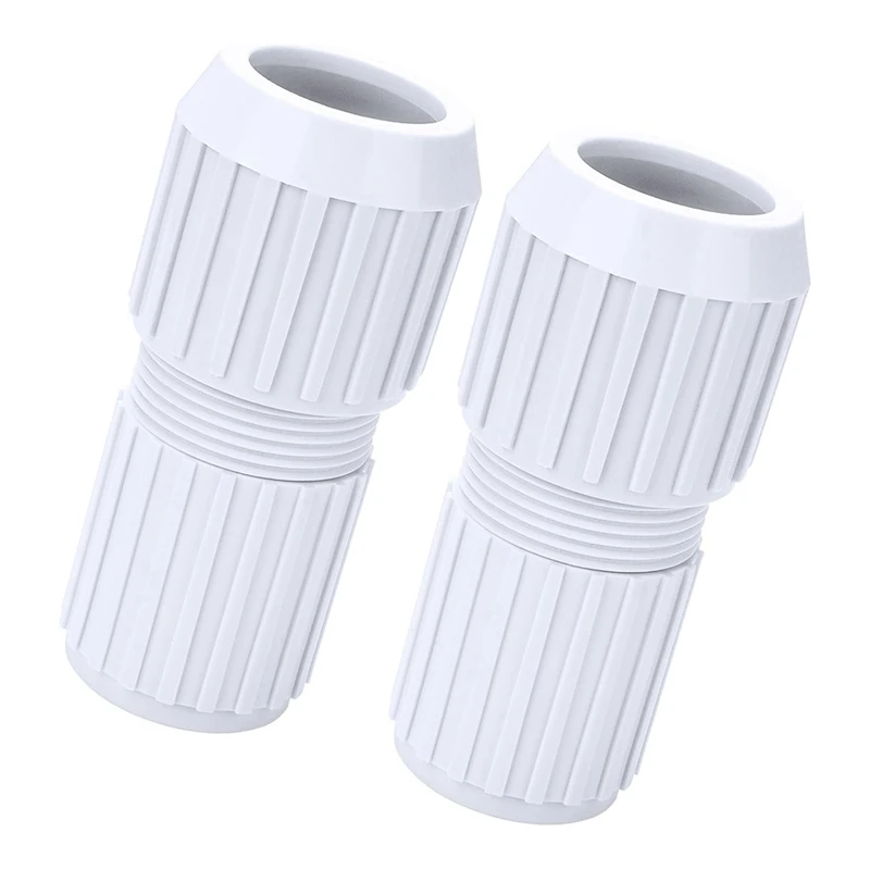 

2 шт. Телескопический замок для бассейна, белый пластиковый замок EZ для телескопических столбов для бассейна