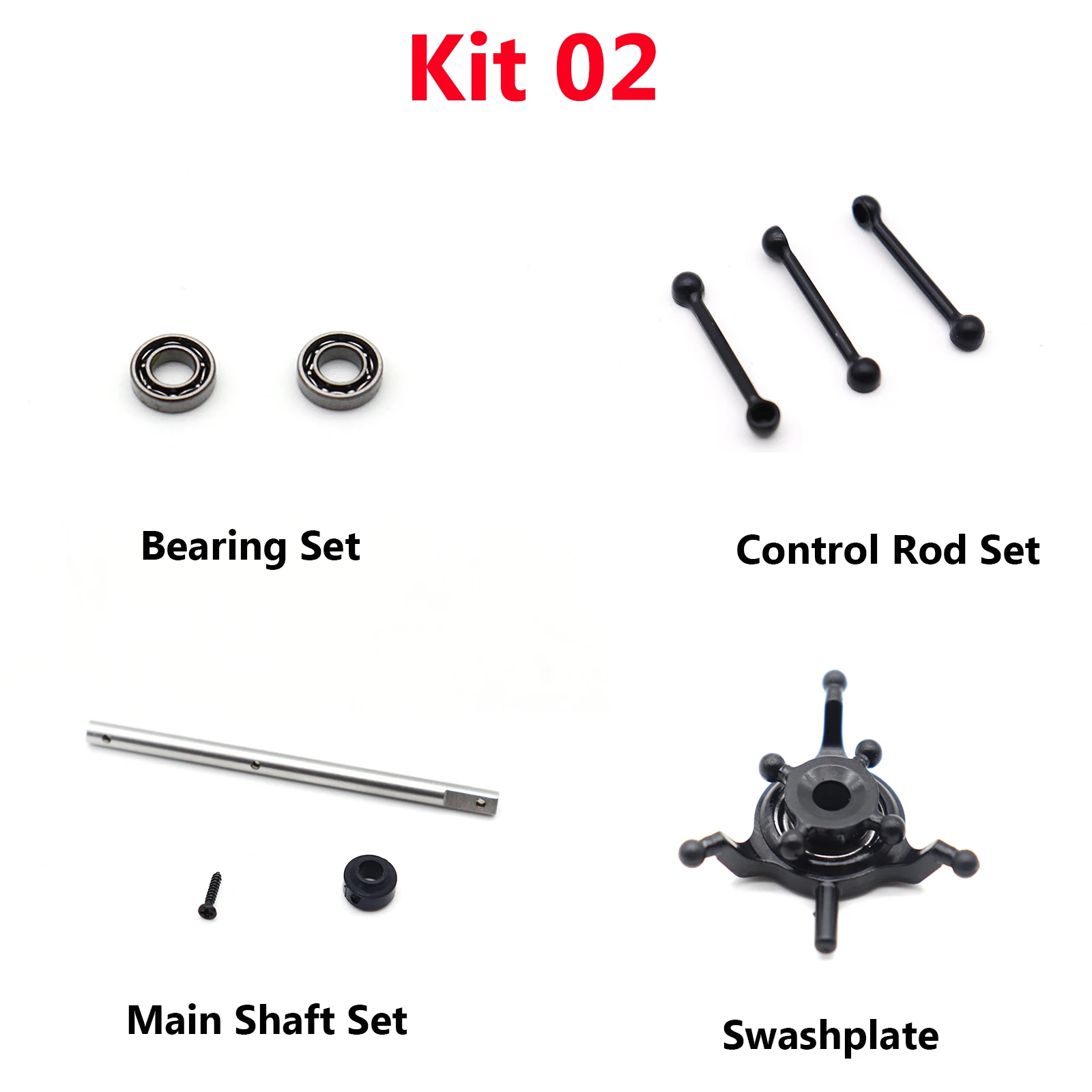 KIT KAVAN COSTRUITO RC Elicottero Campana Jet Ranger Air Police Alimentato a Gas MOLTO RARO EUR