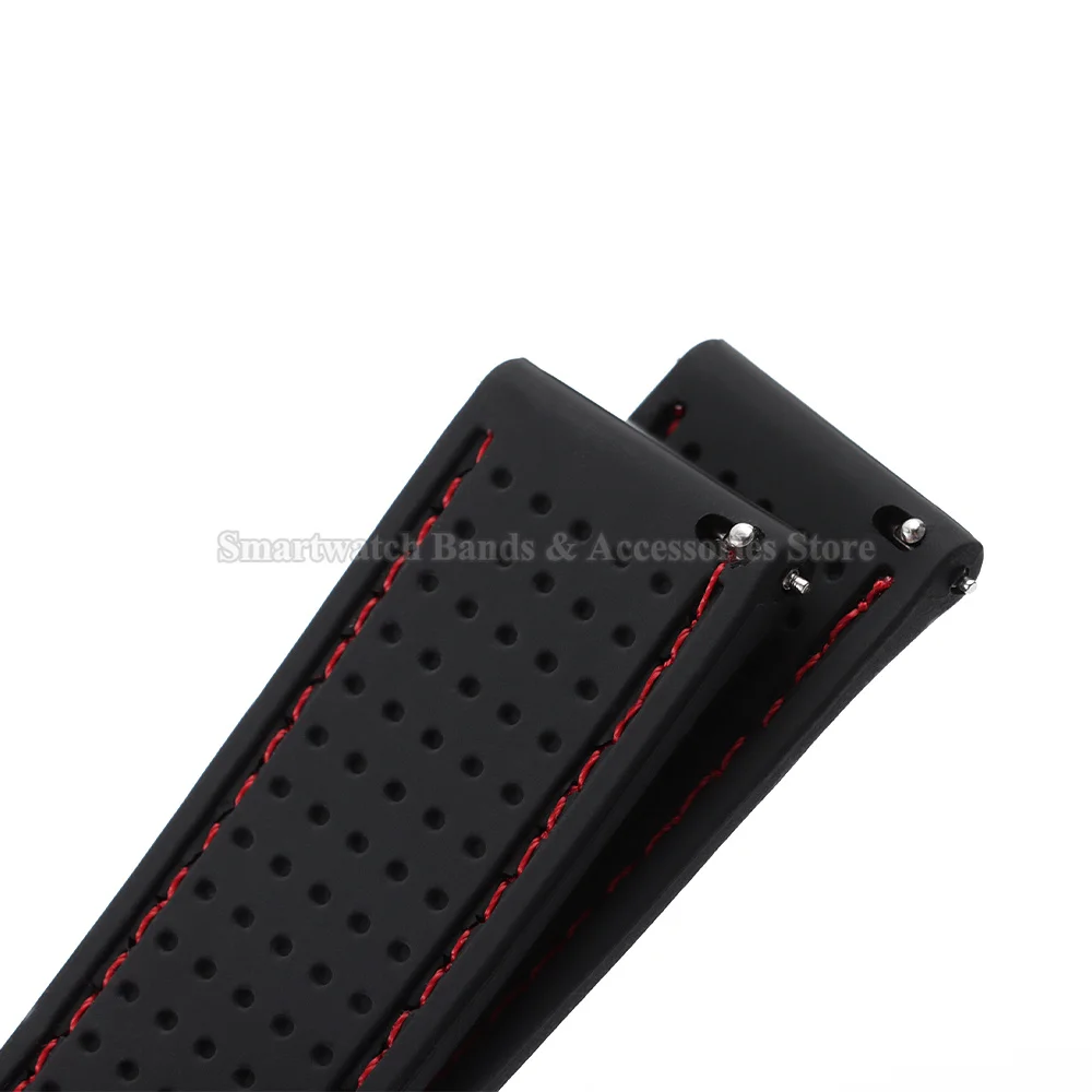 Breathable Silicone Quick Release Watch Strap - Soft Rubber Bracelet