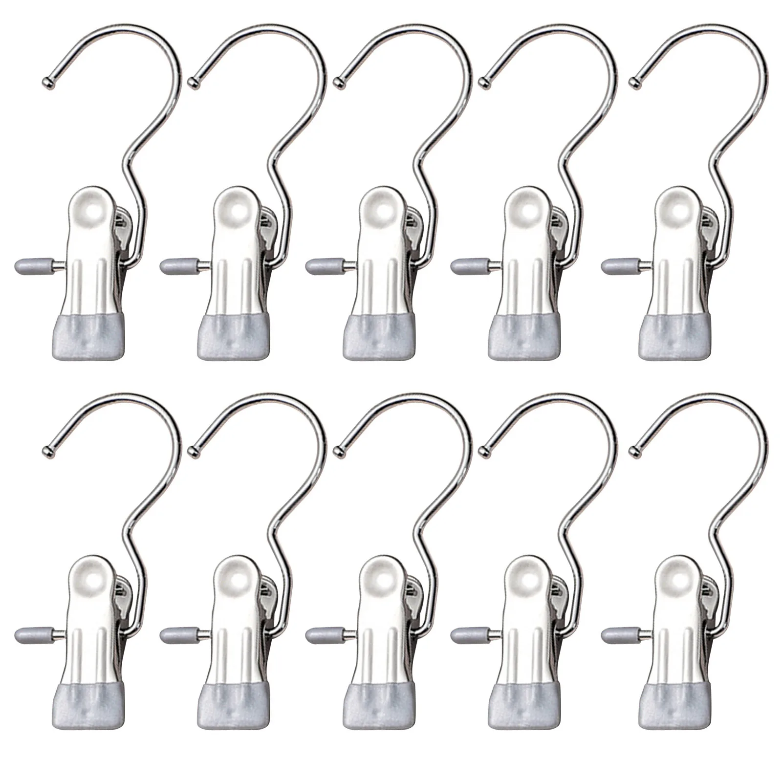 18 Mollette Da Bucato In Acciaio Inox 54 Mm | Clip Metalliche Resistenti Ruggine | Per Vestiti E Sacchetti Alimentari