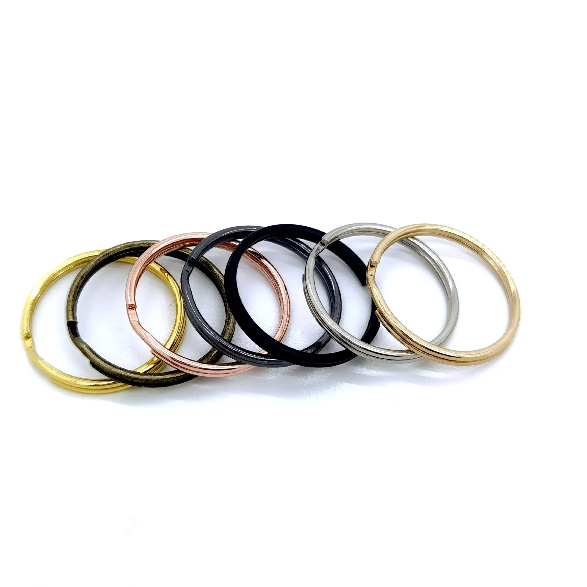 Set 20 Moschettoni Girevoli In Acciaio Inox Con Portachiavi, 3,2 Cm, Per Cani, Borse, Catene E Artigianato, Con Sacchetto Di Velluto