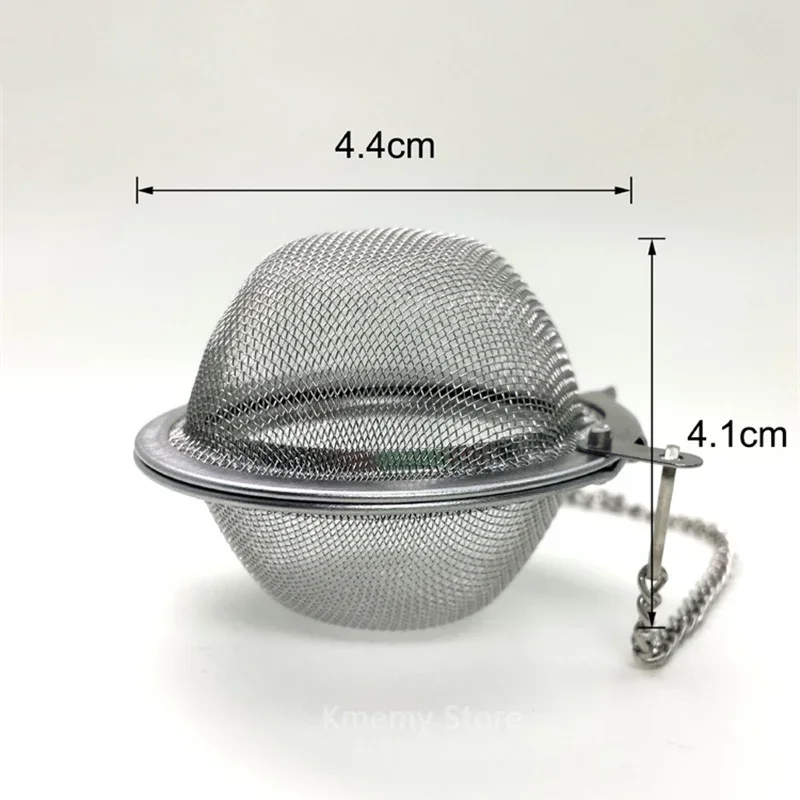 Oval Heart Sphere Shape Stainless Steel Mesh Ball Tea and Spice Infuser with Chain