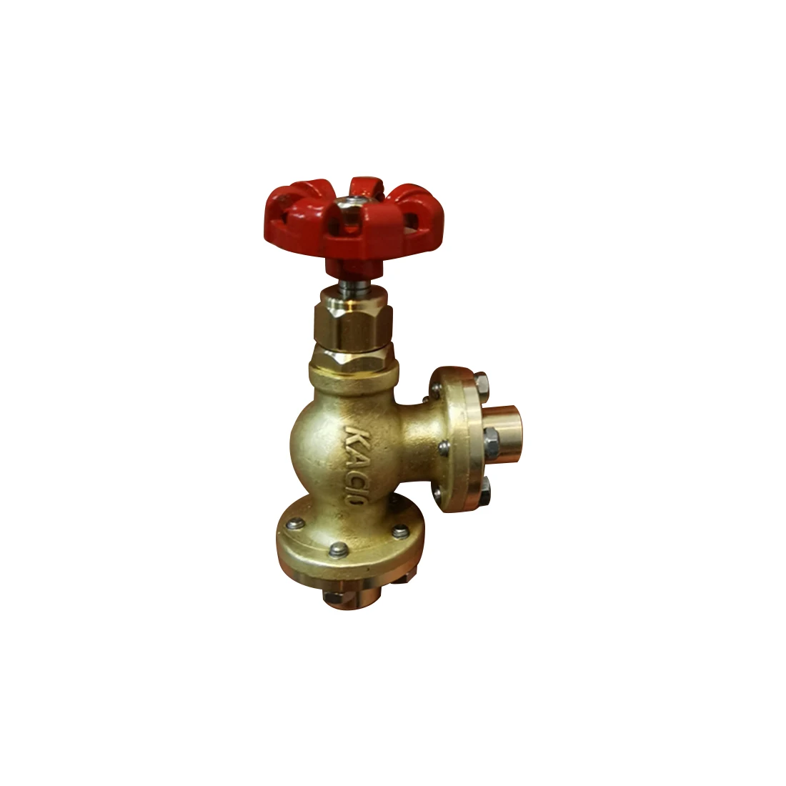 

1pcs Flange Angle Stop Valve for KACIO Steam Engine Boiler Model