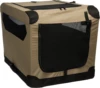2 Door Foldable and Portable Travel Pet Kennel for Cat, Dog, Rabbit, 36 inch, Tan  hamster cage  guinea 1