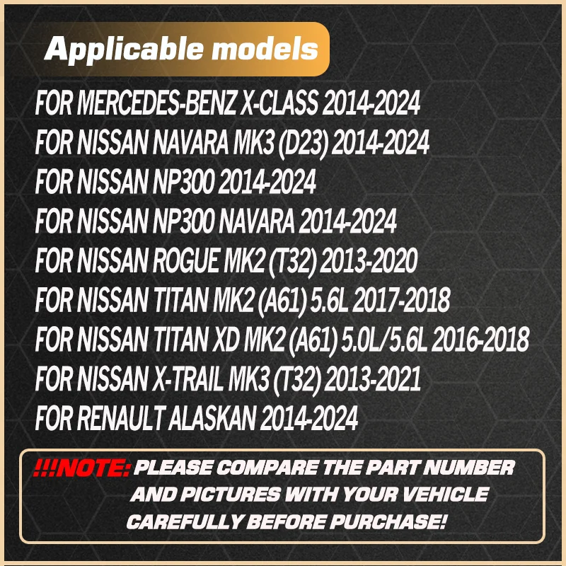 1/4PCS PDC Parking Sensor For Mercedes-Benz X-Class Nissan Navara Nissan NP300 Rogue Titan X-Trail Renault Alaskan