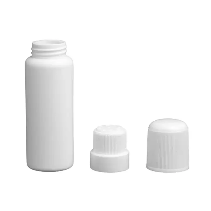 ! 20PCS/LOT powder jars, hdpe bottle 50ml, bottles plastic for powder