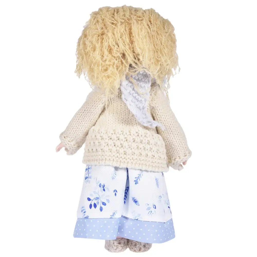 Soft Baby Dolls Handmade First Baby Doll Stuffed Baby Girl Dolls Plush Doll Toy First Baby Doll Plush Rag Doll For Kids