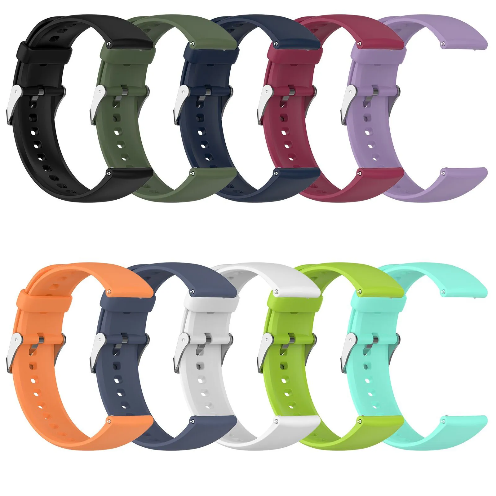 

Colorful High Quality Fashion Sports Support Parts Suitable For Realme Watch2/2pro/S/S Pro Watch Silicone Sports Strap