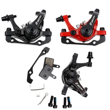 ZOOM DB680 Freni a disco a doppio pistone Maniglia da strada Shifter Disco Mountain Bike Azionamento bilaterale Freno regolabile con clip di montaggio