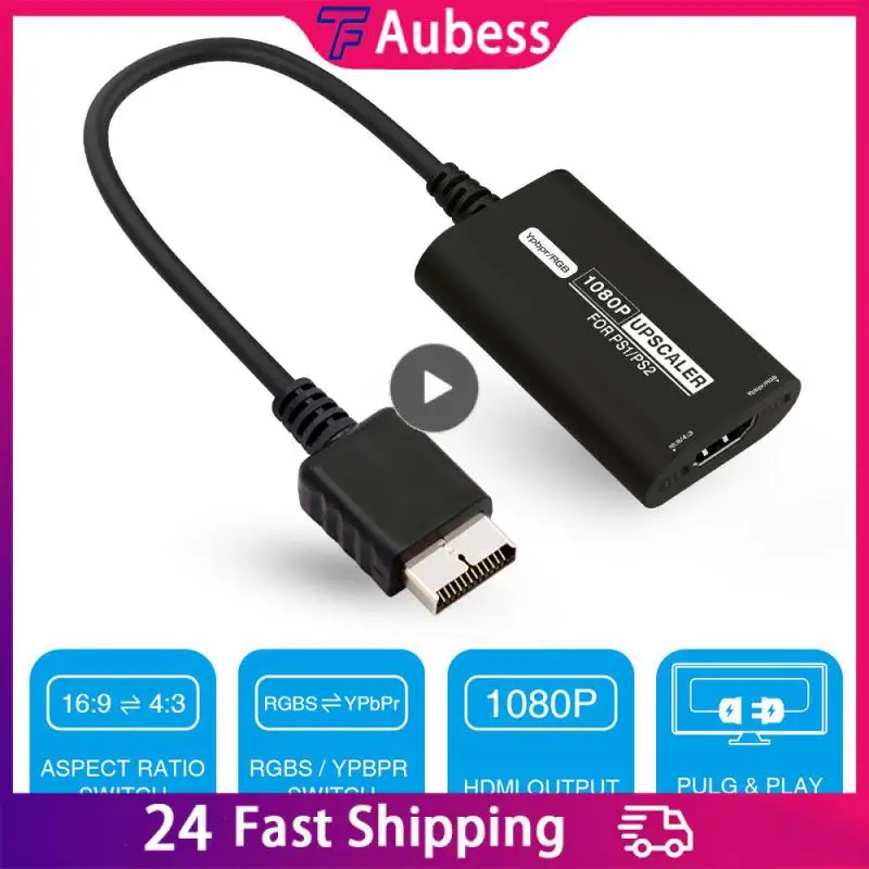 Adattatore Convertitore Retroscaler Rgbs Ypbpr Upscaler 1080P Classic Ps1 Ps Fat Ps2 E Slim Ps2 Console Di Gioco