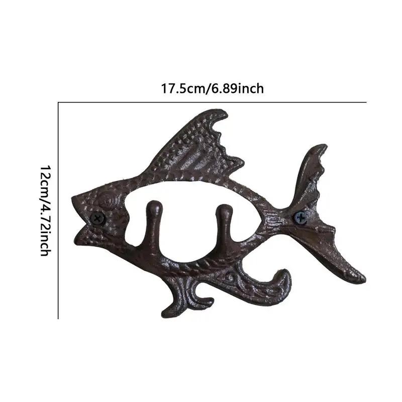 Whale Tail Hook Clothes Hook Cast Iron Whale Tail Wall Hooks for Towels  Living Room - AliExpress