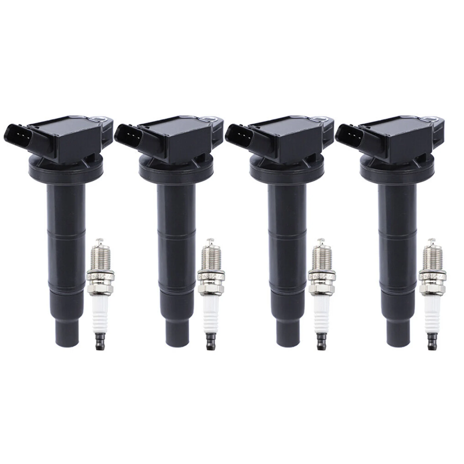 Artudatech 4x Zündspule + Zündkerze UF333 UF494 Für Toyota Camry 2.4L 2002 2003 2004 2005 2006 2007 2008 2009 2010 2011 – Detail 6