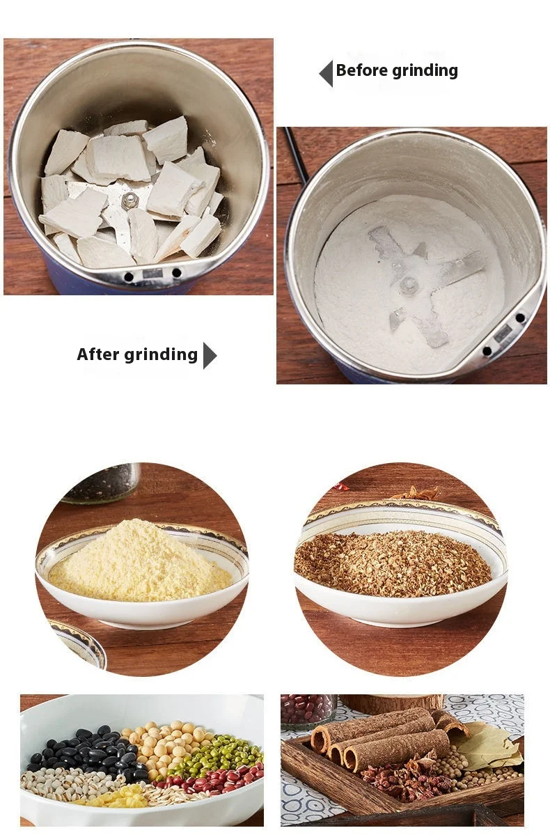 Description Picture 6 of itemSeasoning grain coffee grinder Small multi-functional mill household electric grinder
