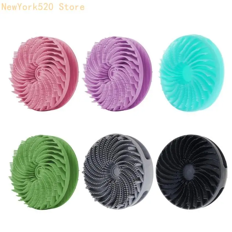 Spazzola delicata per il corpo in silicone a doppia struttura per il bagno quotidiano della pelle sensibile e il lavaggio della - immagine 5