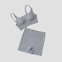 WAREBALL Seamless Yoga Set Female Women's Crop Top Bra Leggings 2PCS Women Outfit Fitness Gym Workout Shorts Sport Wear Gym Suit - Image 4