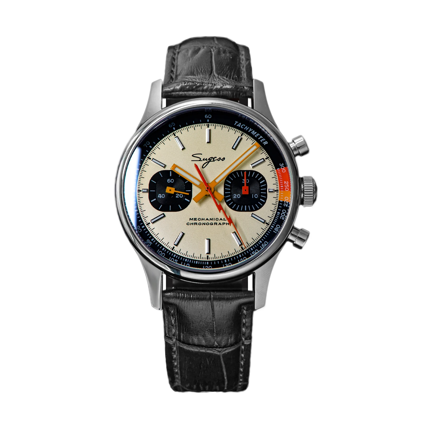 Montre Sugess Chronographe Homme ST1907 Dopamine 2025 - Mécanique Saphir - Neuf Avec étiquettes
