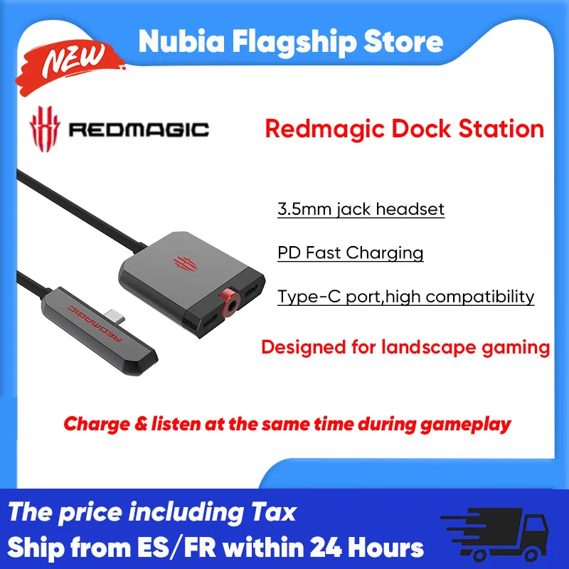 Redmagic Dock Station Type-C Port for Redmagic 10 Pro Smartphone