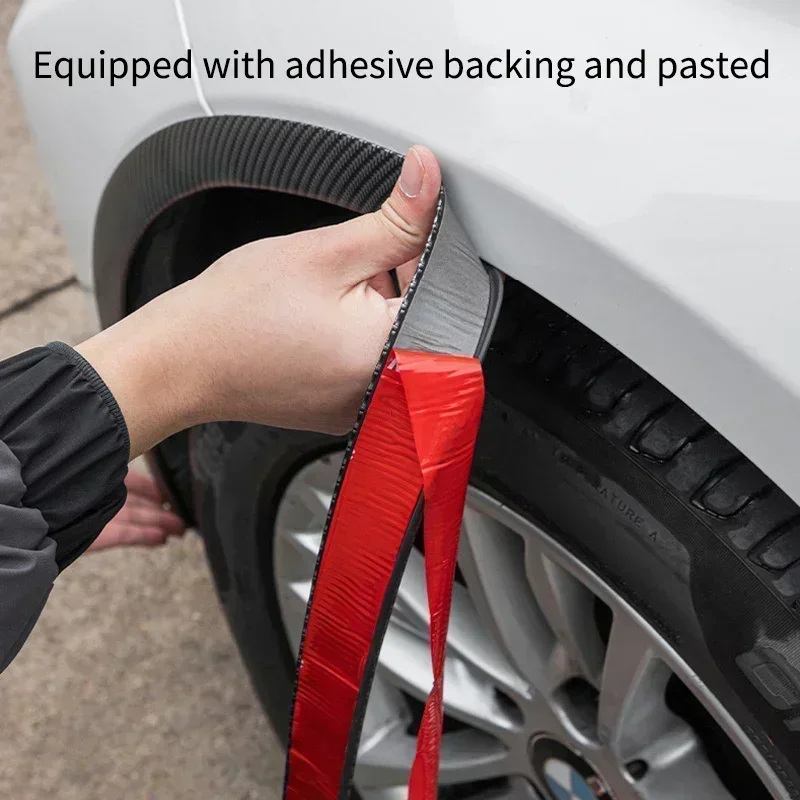 Car Wheel Arch Trim Fender Flares Arches Wing Expander Eyebrow Anti-Collision Strip for Pickup SUV Fender Flare Edge Trim New