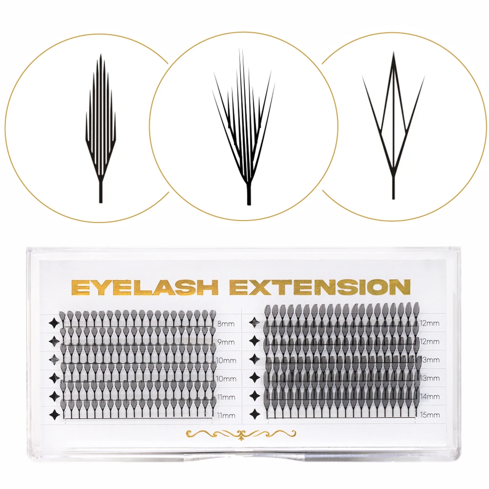 Eyelash Extension Eyelash Extensions Eyelash Extension Lashes Fake Eyelashes False Eyelashes RUJADE Anime Fox Spire Eyelash Extension Individual Natural Cashmere Manga False Eyelashes Super Soft Feather Shape Comic Lashes