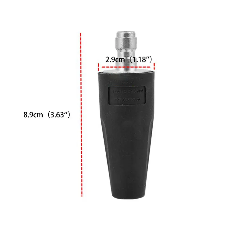 Rotating Dirt Blaster Turbo Nozzle With 1/4" Quick Release Plug Connector 035 for High Pressure Car Washers 5