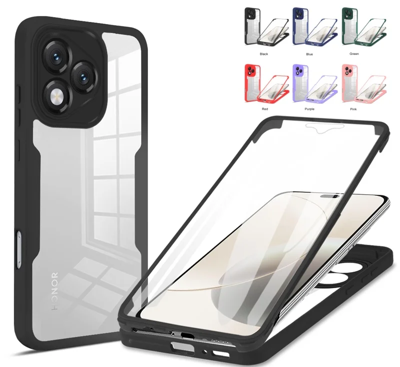 360° Full Body Transparent Shockproof Phone Case Cover