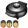 Waffle Maker 7 in 1 Sandwich Maker 1500W Panini Press With Removable Plates 6