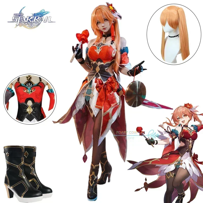 

Guinaifen Honkai Cosplay Honkai Star Rail Guinaifen Cosplay Costume Wig Xianzhou Luofu Sushang Halloween Party Outfits Game Cos