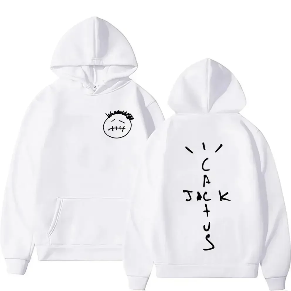 Travis Scott Cactus Jack Men's and Women's Fashion Trendy Printed Sweatshirt Harajuku Casual Pullover Cool Street Clothing 2