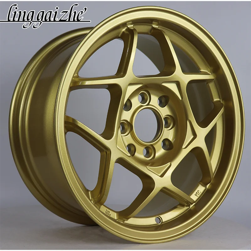 

Cast aluminum alloy wheel factory wholesaler,15 inch 15*7.0 PCD 4X100/114.3 8*11/114.3 Suitable for Honda Fit YARIS L BMW MINI