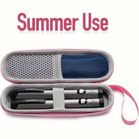 Étui de voyage réfrigéré à l'insuline, étui de voyage à l'insuline portable, réfrigération 2-4 heures, livré avec un sac de glace réutilisable de 1 65 g 3