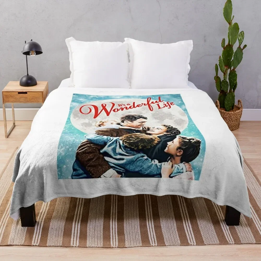 

its wonderful life family Throw Blanket Large blankets ands Shaggy Blankets