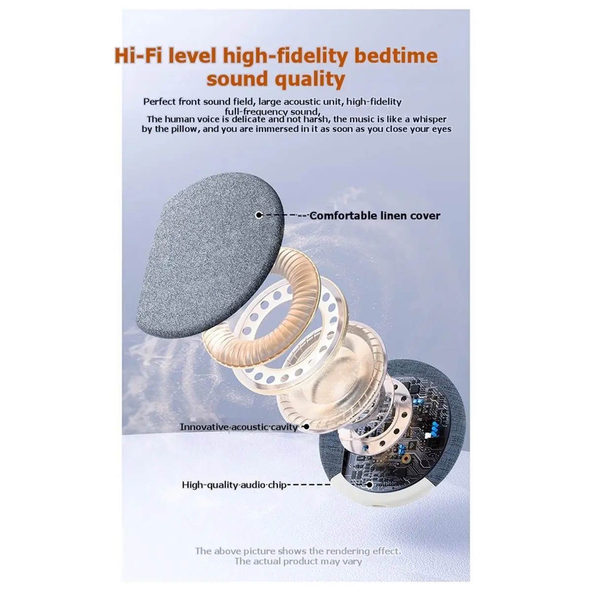 A10R 미니 슬리핑 블루투스 스피커 자연음 백색소음 무선 MP3 음악 플레이어 초박형 타이머 차단 기능 오디오 플레이어