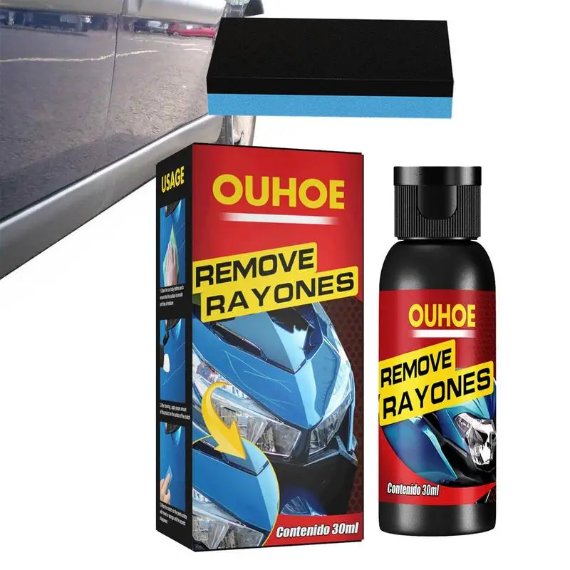 

Car Paint Scratch Remover 1.01oz Professional Auto Scratch Filler Scratch Repair Fluid Polishing With Sponge Maintain Car Paint