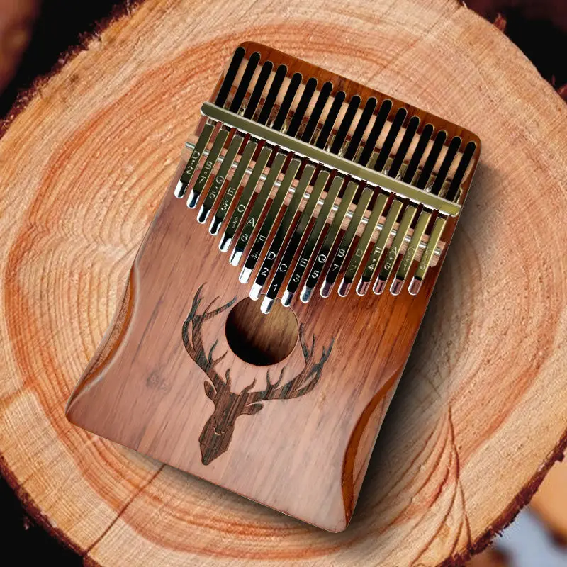17 key Perfect Gauntlets Piano Mahogany kalimba Musical Instrument Beginner Thumb Piano With Accessory Wood acoustic musical i