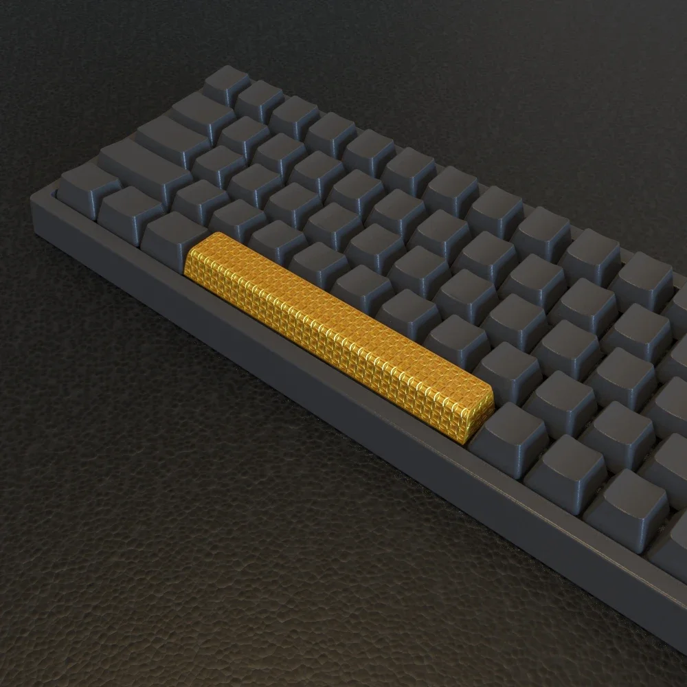 

Mifuny Spacebar Keycap Custom Original National Resin Gold Keyboard Caps Cherry Profile Artisan Keycaps for Mechanical Keyboard