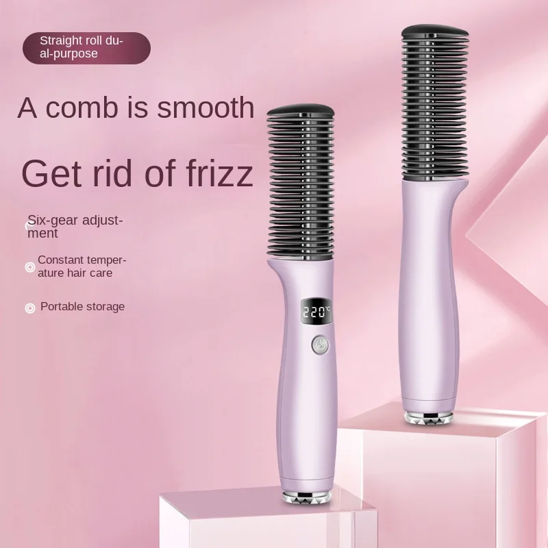 Liquid Crystal Ceramic Negative Ion Straight Hair Comb Does Not Hurt