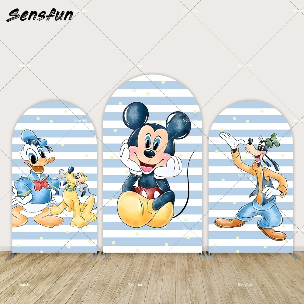 

Декоративный фон с рисунком Микки Мауса для детской вечеринки