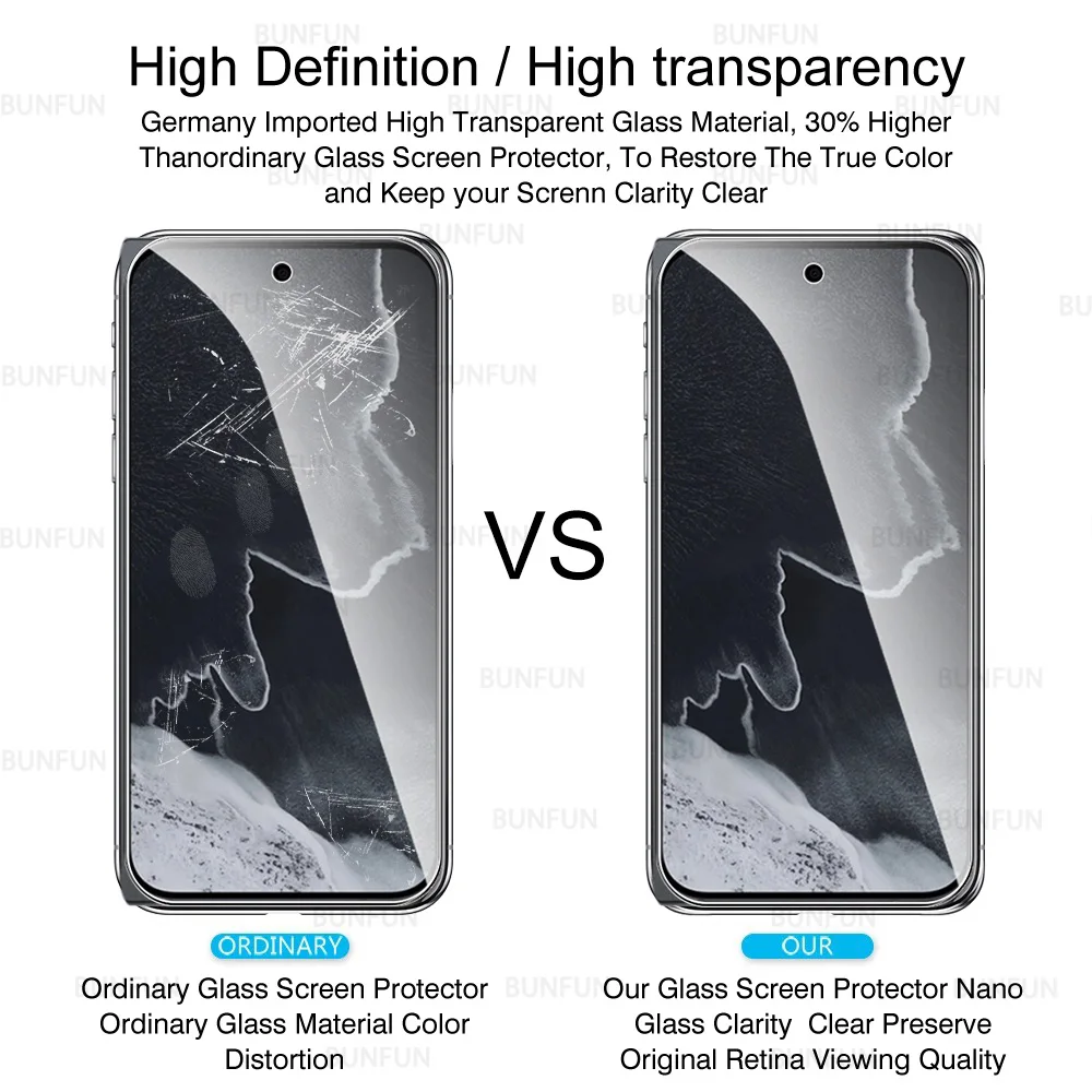 Premium Tempered Glass Screen Protector - 5 Pack