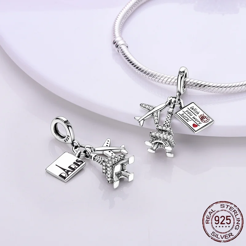 100% 925 sterling silver eternal symbol life tree pendant bead suitable for original 925 bracelet DIY women's birthday jewelry 5