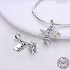 100% 925 sterling silver eternal symbol life tree pendant bead suitable for original 925 bracelet DIY women's birthday jewelry 5