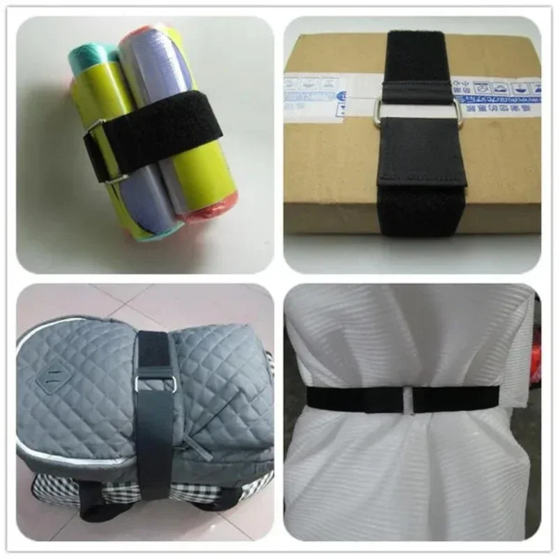 1pcs 50mm Width Velcro Nylon Cargo Straps Luggage Straps Motorcycle Car Outdoor Camping Bags Straps Travel Accessories