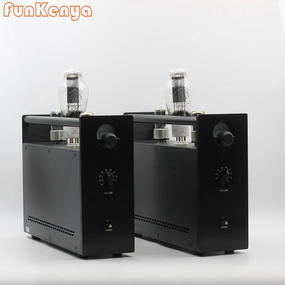 

One Pair 300B Monoblock Vacuum Tube Amplifiers Class A HiFi Power Amplifier