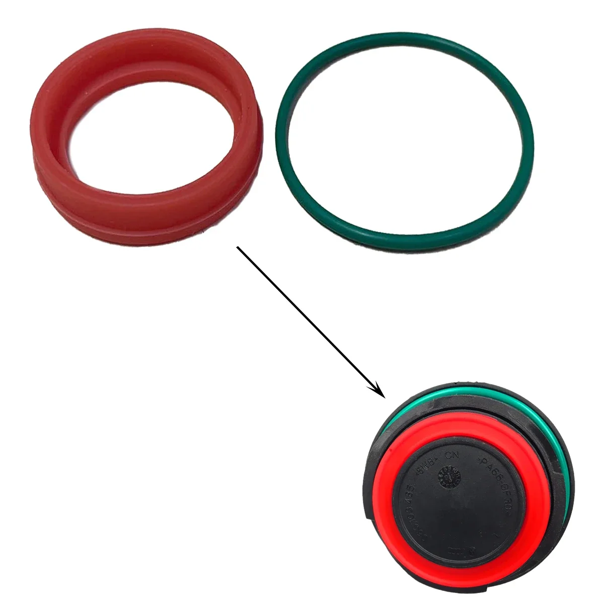 O Ring Seal Set Oil Filter Cap O-Ring Gasket EA888 for Audi A6-A5 etc Skoda EA211 Octavia-Fabia etc